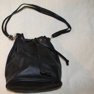 Mini Sack Crossbody bag, Color Black.